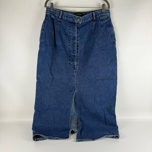 Vintage Harvé Benard Denim Long Skirt